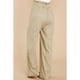 thumbnail image 4 of Pantalones Sueltos Pierna Salvaje Talle Alto Cintura Elástica Bolsillo Lateral Pantalones Fluidos Cinturón Atado Versátil para Mujer Caqui L, 4 of 6