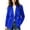 Blue, variant on Solid Double Breasted Blazer Jacket for Women,Notched Lapel Long Sleeve Open Front Casual Business Work Office Suit Coat,Navy Women's S-XXXL