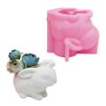 thumbnail image 2 of Silicone Mold DIY Flower Pots Casting Mould Succulent Planter Molds Rabbit Shaped Pen Holder Moulds Epoxy Resin Molds, 2 of 4