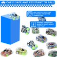 thumbnail image 4 of Juego de 36 piezas de mini autos con retroceso para niños pequeños Vehículos de carreras con retroceso para niños de 2 años Juguetes a granel Favores de fiesta Caja del tesoro Premios en el aula Bolsa, 4 of 5