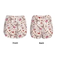 thumbnail image 5 of Lsque Dachshund And Eiffel Tower Printed Women's Running Shorts with Liner Pockets,Elastic Quick Dry Workout Athletic Gym Yoga Shorts,Womens High Waist Shorts-Large, 5 of 9