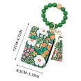 thumbnail image 3 of PALIFEUR Wallet Women, Wallet Keychain Wristlet for Women, Slim Credit Card Holder Wallet, Fashion Tassel Keychain Bangle Key Ring Purse for Women ( 18 Kinds of Prints Wallets), 3 of 6