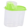 thumbnail image 1 of Caja de almacenamiento de alimentos de plástico de 2,5 l, contenedor hermético con tapas para verter, botellas de almacenamiento de cereales de Almacenamiento y organización del hogar Verde 1.9L Bearachild HA002828-03, 1 of 6