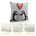 thumbnail image 4 of COMIO  Penguin Pillow Covers, Valentines Pillow Covers ,Couple Gifts,Love is Hanging Out Together Pillowcases,Couples Pillowcases,Gifts for Girlfriend,Penguin Gifts,Valentines Day Gifts, 4 of 5