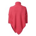 thumbnail image 5 of Womens Sweaters Women Tops Womens Pullover Sweater Bat Sleeve Knit Shirt Turtleneck Sweater Casual Warm Sweater, 5 of 8
