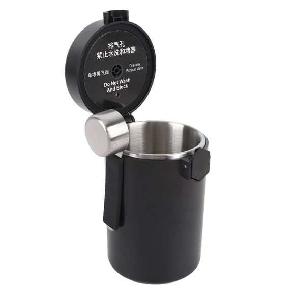 Contenedor De Granos De Café, Recipiente De Café Con Válvula Unidireccional, Acero Inoxidable 304 De Grado Alimenticio De Doble Capa Para Alimentos Secos
