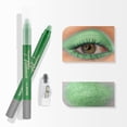 thumbnail image 1 of Fiudx Lápiz de Sombra de Ojos Pearl, 10 Colores de Maquillaje de Larga Duración, Sacapuntas Integrado para Mayor Precisión, Versátil y Multiusos para Sombra de Ojos y Delineador, Perfecto para Looks, 1 of 2