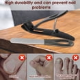 thumbnail image 6 of Toenail Clippers for Thick Toenails,Long Handle Wide Jaw Opening Nail Clippers for Adult,Men,Seniors,Extra Large Heavy Duty Toenail Clippers for Men Women Sensior, 6 of 10