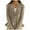 Khaki, variant on Ediodpoh Women’s Comfortable Autumn Winter Solid Color Retro Knitted Cardigan for Women V Neck Ruffle Hem Sweater Coat Green S
