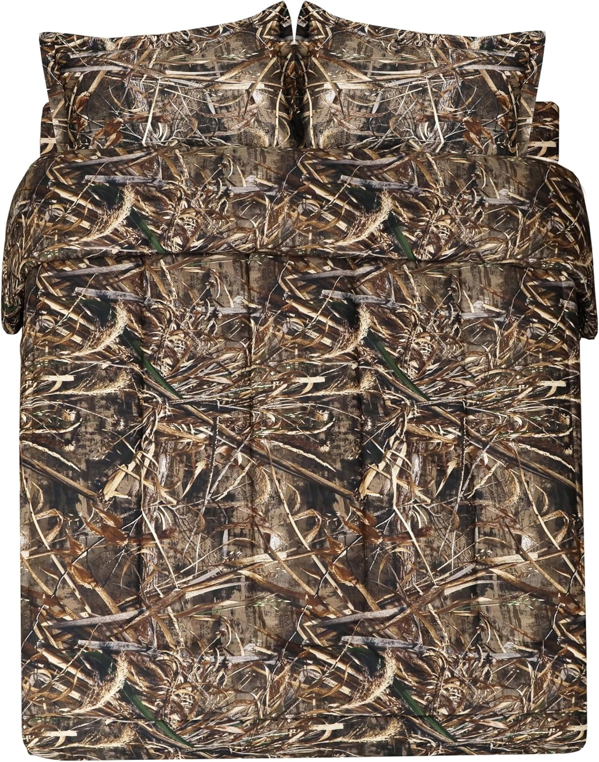 VISI-ONE Realtree Max-5 Camo Twin 2 Piece Comforter Set – All-Season Lightweight Microfiber Bedding, Farmhouse Décor, Rustic Unisex Style for Mancave, Cabin, Lodge, RV, Camping, and Outdoor Adventure