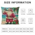 thumbnail image 5 of BANET Throw Pillow Covers American Flag Decorative Pillow Case Red and White Flip-Flops Pattern Pillow Cover Square Home Decor Cushion Cover, 12x12in, 5 of 5