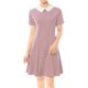 thumbnail image 1 of Dde San Patricio Casual PaMujer, Cuello Peter Pan, Mangas Cortas, Vestido De Punto Acampanado Por EnciDe RodilRoS, 1 of 4