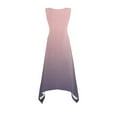 thumbnail image 4 of fheaev Summer Tank Dress for Women Casual Loose Sundress Long Dress Sleeveless Round Neck Below The Knee Dresses A Line Flowy Cover Up Beach Vacation Midi Dress, 4 of 8