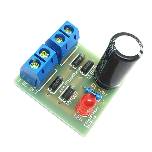 Conjunto de rectificador de puente completa IN4007 Soledad 1A DC Kits versión de energía DIY