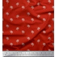 thumbnail image 1 of Soimoi Polyester Crepe Fabric Artistic Floral Printed Craft Fabric by The Yard 52 Inch Wide, 1 of 3