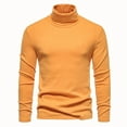 thumbnail image 2 of Turtleneck Sweatshirts for Men Long Sleeve Wool Tshirts Shirts Mens Trendy Solid Color Stretchy Slim Pullover Thermal Warm Basic Going-Out Tops, 2 of 8