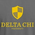 thumbnail image 3 of CafePress - Delta Chi Vertical Yellow Logo T Shirt - Mens Comfort Colors Shirt, 3 of 5