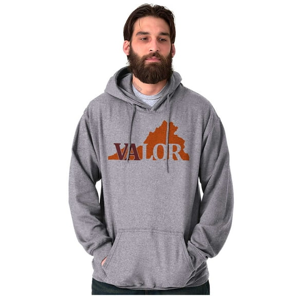 Home State Virginia Resident Pride Unisex Plus Fleece Graphic Hoodie Brisco Brands 2X