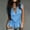 A374 Blue, variant on Womens Deep V Neck Tie Shoulder Ruffle Hem Peplum Top Sleeveless Elegant Party Evening Summer Vacation Chic Slim Fit Fashion Sleeveless Blouse Shirts