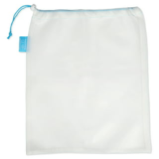 Large Zippered Mesh Wash Bag White, 18 x 24 H | The Container Store