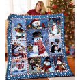 thumbnail image 1 of Manta de franela de Navidad para decoración del hogar, manta suave de regalo, sofá, ropa de cama, sala de estar, ligera, 1 of 4