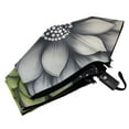 thumbnail image 6 of FORMRS Travel Umbrella Folding Auto Open Close Windproof Rain UV Protection, Gray Floral, 6 of 8