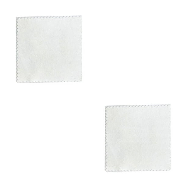 Bewildely Paño de limpieza de joyas de oro de 100 piezas, arete de doble cara, suministros de mantenimiento de limpieza brillante, gris claro Type8 NO8