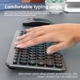 thumbnail image 5 of Wireless Bluetooth Keyboard and Mouse Combo for Laptop Desktop Tablet Silent Scissor Switch Rechargeable Dual Mode Keyboard, 5 of 28