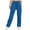 Blue, variant on Vibrex Travel Pants Womens Solid Color Loose-Fitting Casual Sports Jogging Trousers with Pockets Baggy Beach Pants for Women Drawstring and Straight Leg Stretch Workout Sport Pants for Women