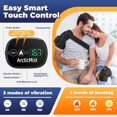 thumbnail image 7 of ArcticMist Cordless Knee Massager, Heated Shoulder Massage Wrap, 3 in 1 Heating Pad with 3 Mode Heating and Vibration, 5000mAh Battery Rechargeable, Relieve Fatigue Stress, Relax Muscle, Black 1pc, 7 of 7