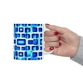 thumbnail image 3 of Blue Mugs Designers Cups Human Made Designer Ceramic Mugs 11 fl oz Coffee Gifts, 3 of 12