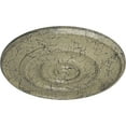 thumbnail image 3 of 30"OD x 2 1/4"P Dylar Ceiling Medallion (Fits Canopies up to 6 1/4"), Hand-Painted Castle Stone Crackle, 3 of 6