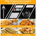 thumbnail image 5 of Commercial Double Basket Stainless Steel Electric Deep Fryer - 5000W, 12L Dual Tank, 5 of 9