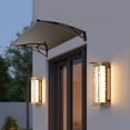 thumbnail image 6 of Door Awning Canopy 40 Inch Wide Heavy Duty Aluminum and PC Rain Cover 187 lbs Load Capacity Awning for Porch, Window, 6 of 10