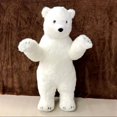 thumbnail image 2 of Nuevos animales de peluche realistas de oso polar de pie, 2 of 4