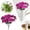 Purple, variant on 1 Pcs Artificial Azalea Bouquet Flower Artificial Flowers for Outdoors UV Resistant Realistic Colorful Faux Spring Floral for Outdoor Garden Window Porch Pots Wedding Decor(Pink)