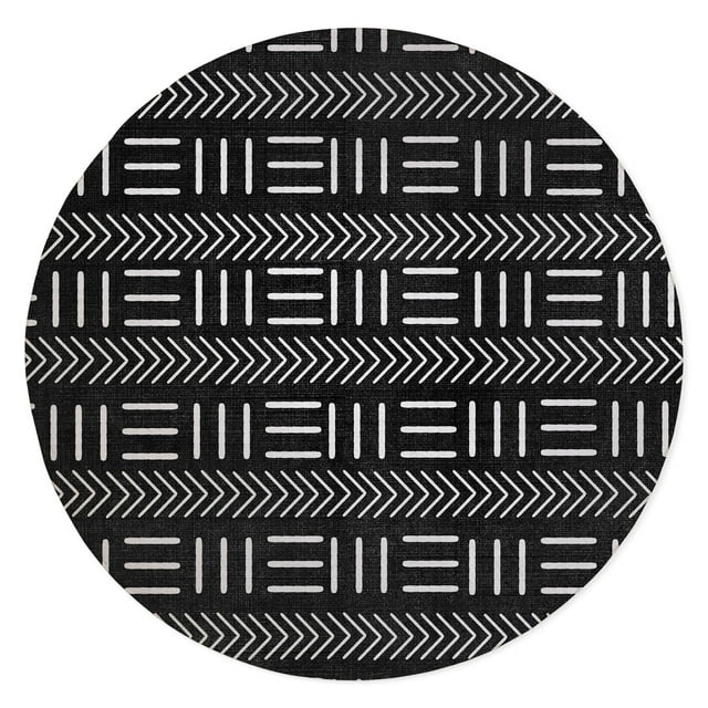 Willow Black Office Mat by Kavka Designs