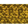 thumbnail image 1 of Ahgly Company Indoor Rectangle Abstract Yellow Modern Area Rugs, 5' x 7', 1 of 4