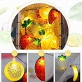 thumbnail image 2 of Hadas Led Luces De Hadas De Frutas Luces De Cadena A Prueba De Agua Luces De Piña De Plátano De Limón Alimentadas Por Batería Para Fiesta Boda Decoración De Navidad Serendint HA040948-01, 2 of 6
