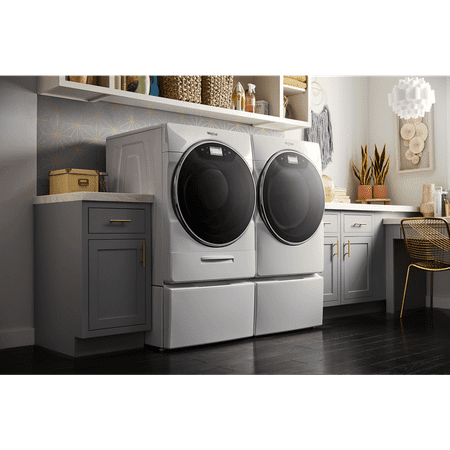 Whirlpool - 7.4 Cu. Ft. 36-Cycle Gas Dryer with Steam - White