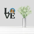 thumbnail image 2 of Blue Cavalier Spaniel Metal Wall Artwork LOVE, 2 of 2