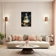 thumbnail image 3 of Buddha Painting Zen Canvas Wall Art Buddha Statue & White Lotus Picture Spiritual Prints Spa Artwork for Yoga Meditation Buddhist Prayer Room(Picture-1, (12.00" x 18.00")), 3 of 6