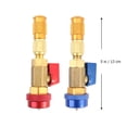 thumbnail image 2 of Senseth 2pcs R134A Car Air Condition Core Remover Installer Repair Tool (Red & Blue), 2 of 8