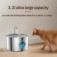 thumbnail image 5 of Pawirra Water Fountain for Cats Dogs, Pawirra Premium Cat Water Fountain for Healthy Hydration, Large Capacity Stainless Steel Pet Water Fountains with Water Window (1PC+2 Filter), 5 of 6