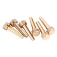 thumbnail image 2 of STARTIST 6 Pieces Guitar Bridge Pins Durable Professional Golden Guitar Strings Nails, 2 of 9