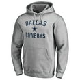 thumbnail image 2 of Men's Heathered Gray Dallas Cowboys Victory Arch Pullover Hoodie, 2 of 3