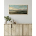 thumbnail image 5 of Drsoum Vintage Landscape Wall Art Retro Coastal Classic Paints Rustic Farmhouse Kitchen Bathroom Office Decor 8x16in Natural Framed, 5 of 7