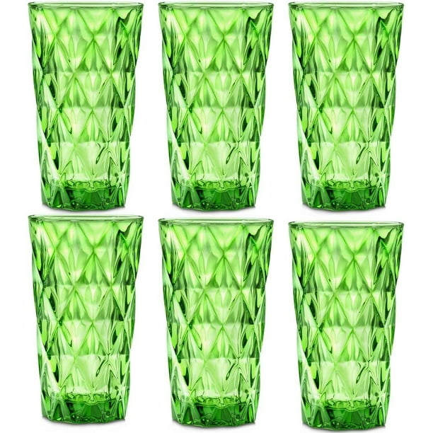 Chef's Star 13 Oz Water Glasses, Vintage Glassware, Highball Drinking