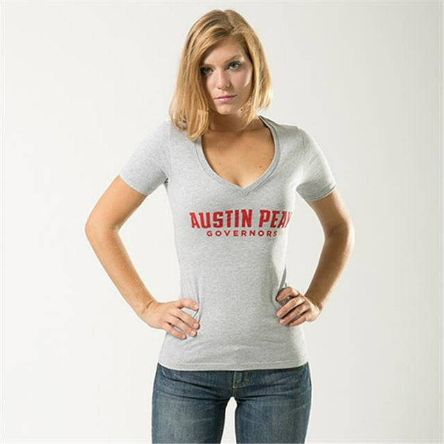 W Republic Tee-Shirt Game Day pour Femmes Austin Peay - Gris Chiné - Petit