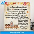 thumbnail image 4 of Custom Personalized Grandma & Granddaughter Blanket, 4 of 5